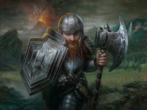 Dwarf_Warrior_in_the_Dark_Lands